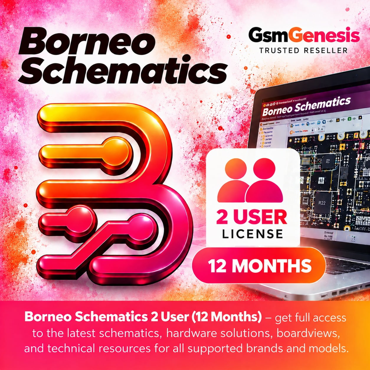 Borneo Schematics 12 Months